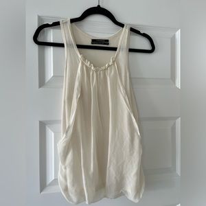 Club Monaco Blouse Cream Top